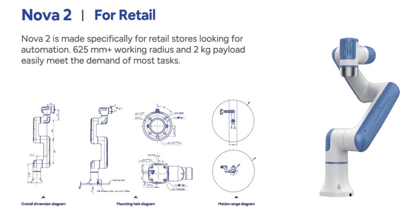 Dobot NOVA2 Collaborative Robot