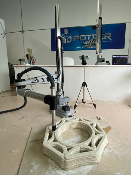 3D PotterBot Scara Elite v2 Ceramic and Cement 3D Printer