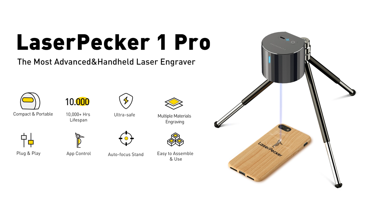 LaserPecker LP1 Pro -The Most User-friendly Entry-level Laser Engraver